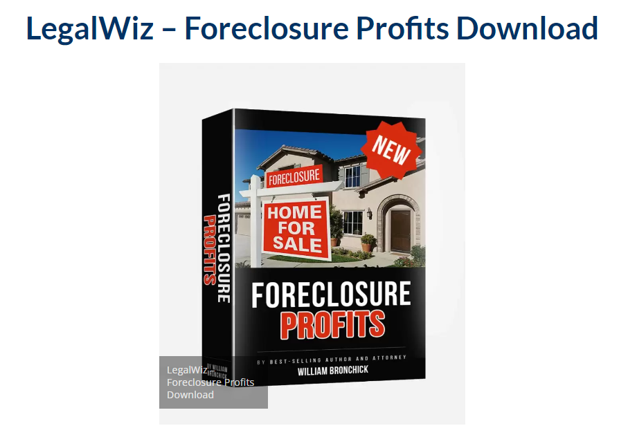LegalWiz – Foreclosure Profits 2023