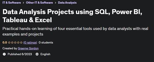 Data Analysis Projects using SQL, Power BI, Tableau & Excel