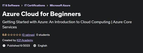 Azure Cloud for Beginners (2023)
