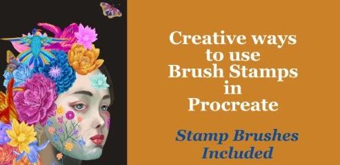 Creative Ways to use Brush Stamps in Procreate |  Download Free