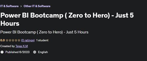 Power BI Bootcamp ( Zero to Hero) - Just 5 Hours