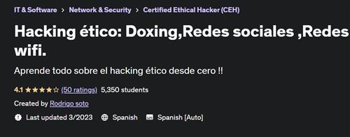 Hacking Ético Doxing,Redes Sociales ,Redes Wifi