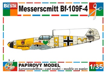 Messerschmitt Bf-109F-4 (BestPaperModels)