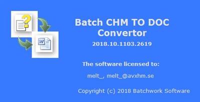 Batch CHM to DOC Converter 2023.15.527.3254