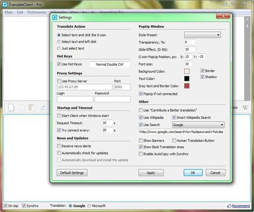 Client for Google Translate 6.2.620 Portable