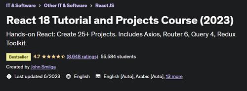 React 18 Tutorial and Projects Course (2023)