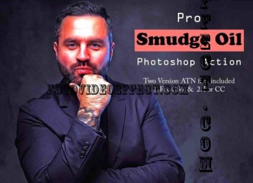 Pro Smudge Oil Photoshop Action - 21319339