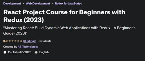 React Project Course for Beginners with Redux (2023)