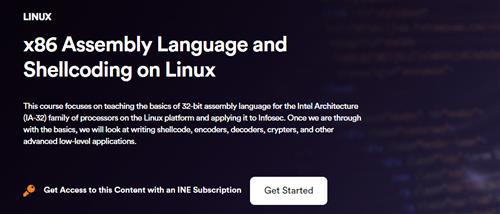 INE – x86 Assembly Language and Shellcoding on Linux
