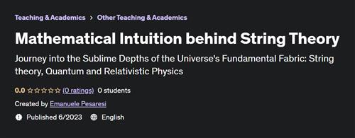 Mathematical Intuition behind String Theory |  Download Free