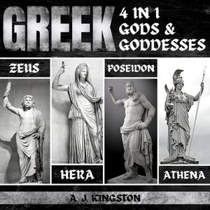 Greek Gods & Goddesses 4 In 1 Hera, Poseidon, Athena & Zeus [Audiobook]