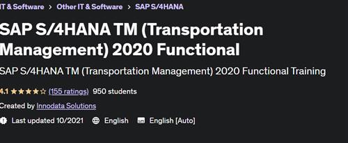 SAP S/4HANA TM (Transportation Management) 2020 Functional |  Download Free