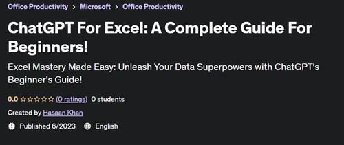 ChatGPT For Excel A Complete Guide For Beginners!