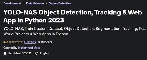 YOLO-NAS Object Detection, Tracking & Web App in Python 2023