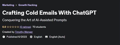 Crafting Cold Emails With ChatGPT