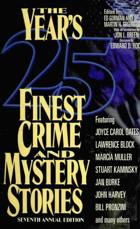 The Year's 25 Finest Crime & Mystery Stories