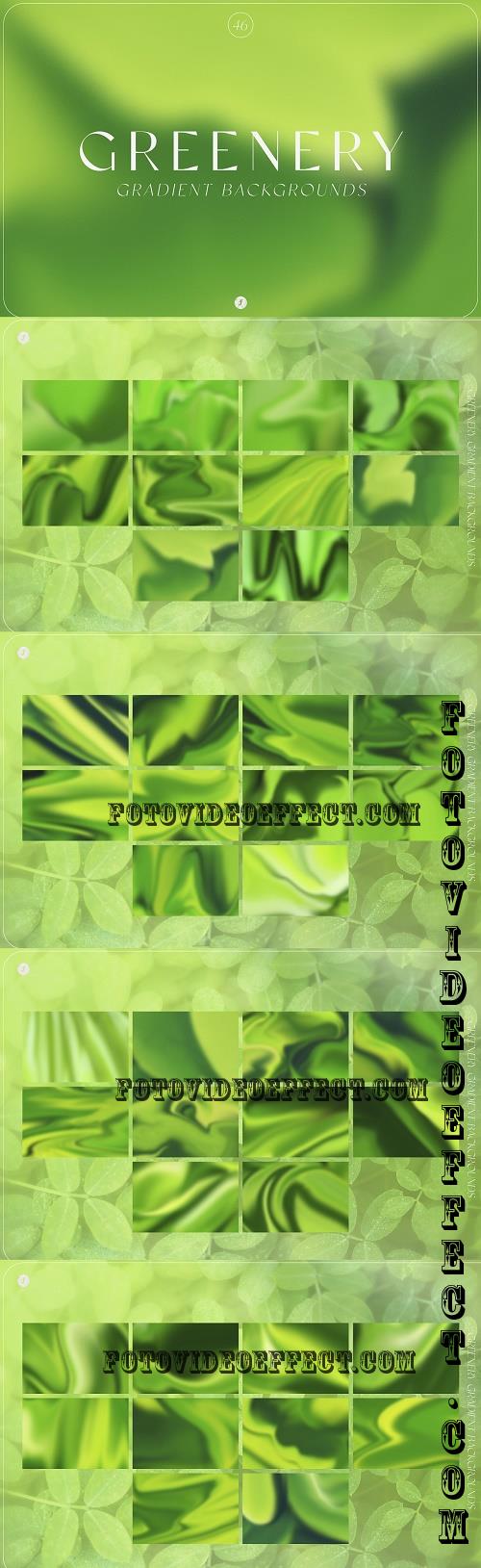 Greenery Gradient Backgrounds - 13456209