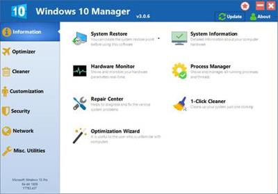 Yamicsoft Windows 10 Manager 3.8.2 Multilingual Portable
