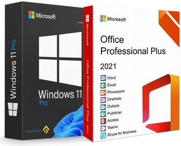 Windows 11 Pro 22H2 Build 22621.1848 (No TPM Required) With Office 2021 Pro Plus Multilingual Preactivated (x64)