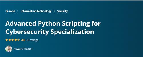 Coursera – Advanced Python Scripting for Cybersecurity Specialization