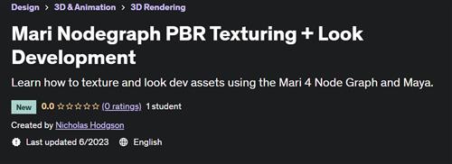 Mari Nodegraph PBR Texturing + Look Development |  Download Free