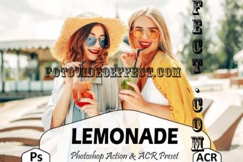 10 Lemonade Photoshop Actions And ACR Presets, Bright - 2629844