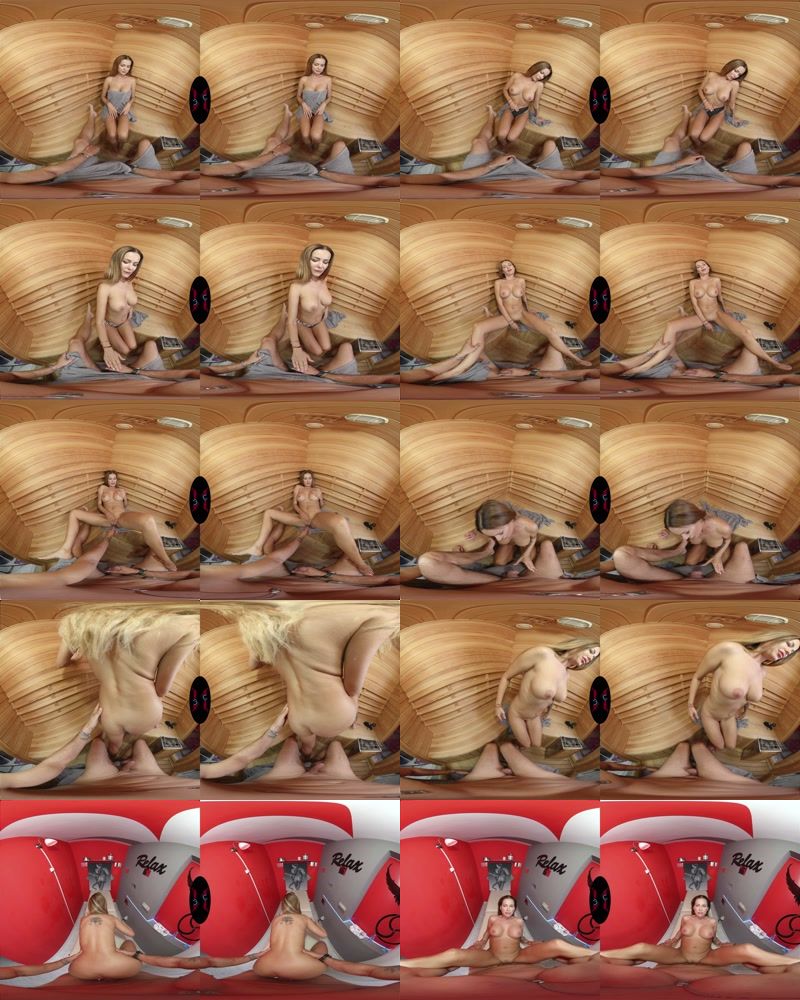 SLR, VRoomed: Eva Wild - Getting Hot In Sauna [Oculus Rift, Vive | SideBySide] [3072p]