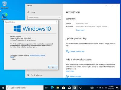 Windows 10 Pro 22H2 build 19045.3086 Preactivated Multilingual June 2023 (x64)  40c6443ab09b9d3ae2a8a03d5d832aac