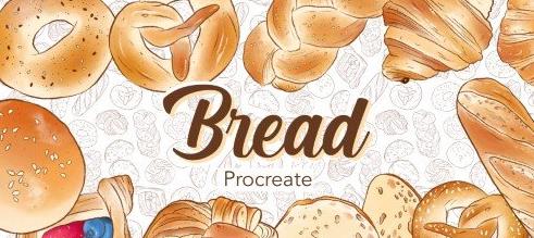 Illustrate Bread In Procreate