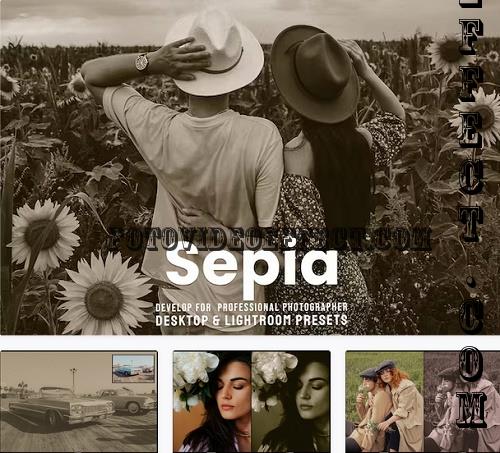 Sepia - Desktop and Mobile Presets - 44W464Y