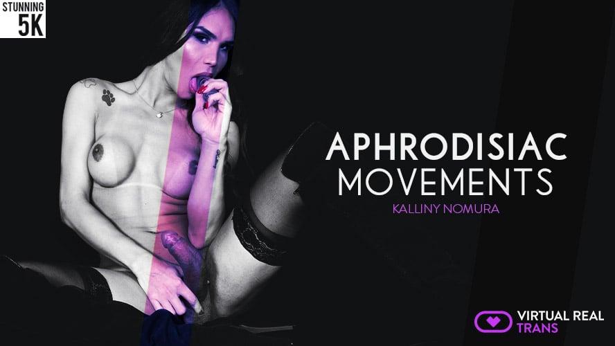 [VirtualRealTrans.com] Kalliny Nomura (Aphrodisiac movements) [2019, Transsexuals, Shemale, Solo, Dildo, Anal, Virtual Reality, 5K, VR, 2700p]