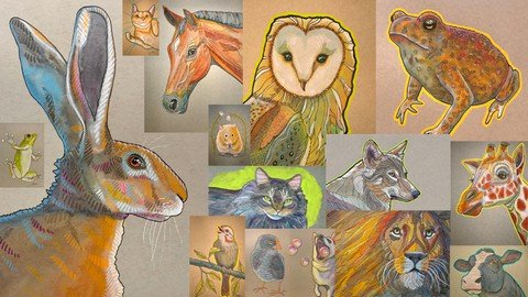 Stylized Watercolor Animal Portraits