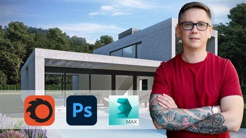 Exterior Visualization 3Ds Max + Corona Render For Beginners