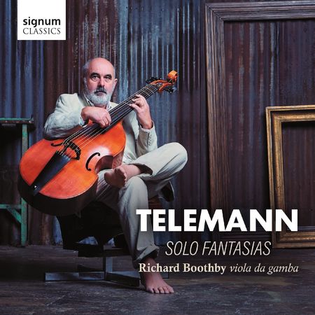 Richard Boothby - Telemann: 12 Fantasias for Solo Viola da Gamba (2018) [Hi-Res]