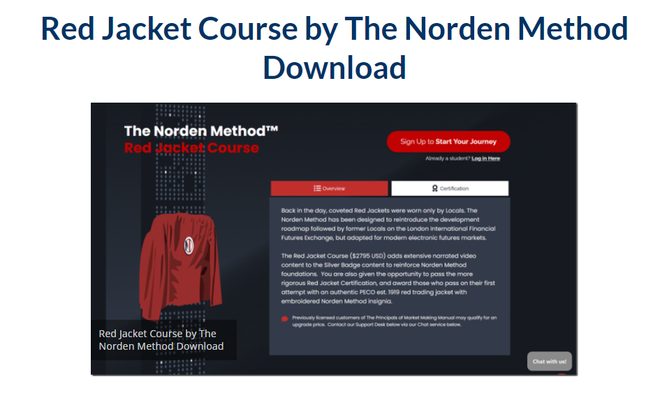 The Norden Method – Red Jacket Course 2023