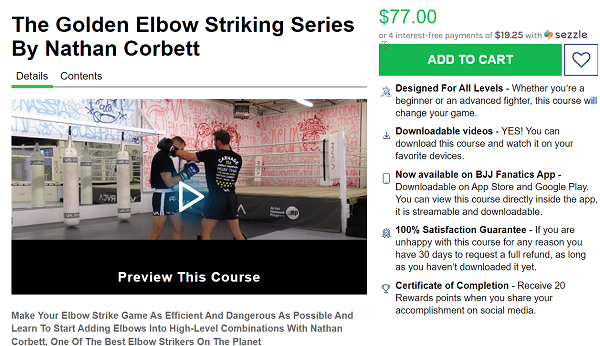 Nathan Corbett – The Golden Elbow Striking Series 2023