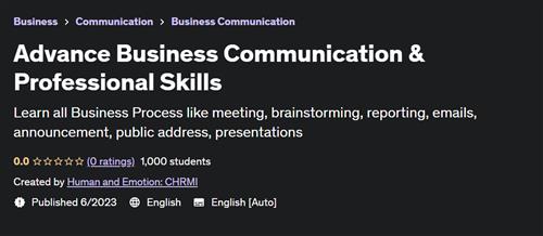 Advance Business Communication & Professional Skills