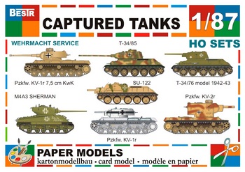 Captured Tanks (BestPaperModels)