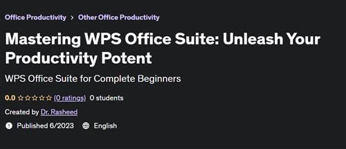 Mastering WPS Office Suite Unleash Your Productivity Potent |  Download Free