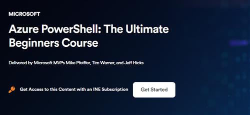 INE - Azure PowerShell The Ultimate Beginners Course