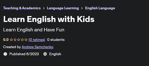 Learn English with Kids
