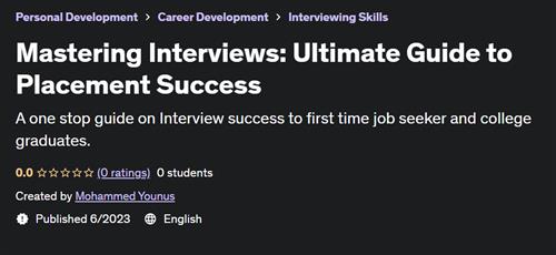 Mastering Interviews Ultimate Guide to Placement Success