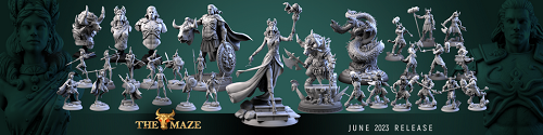 White Werewolf Tavern - Collection of High Quality 3D Printable Miniatures