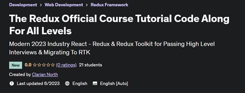 The Redux Official Course Tutorial Code Along For All Levels