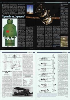 Letectvi+Kosmonautika 2003-17-18 - Scale Drawings and Colors