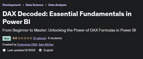 DAX Decoded Essential Fundamentals in Power BI