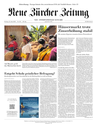 Neue Zurcher Zeitung International - 23 Juni 2023