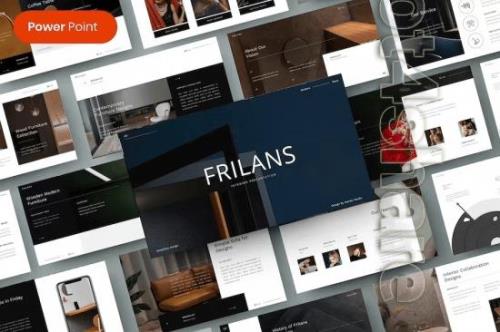 Frilans– Interior Design Business PowerPoint Template