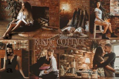 12 Photoshop Actions, Rustic Cottage Ps