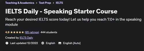 IELTS Daily – Speaking Starter Course